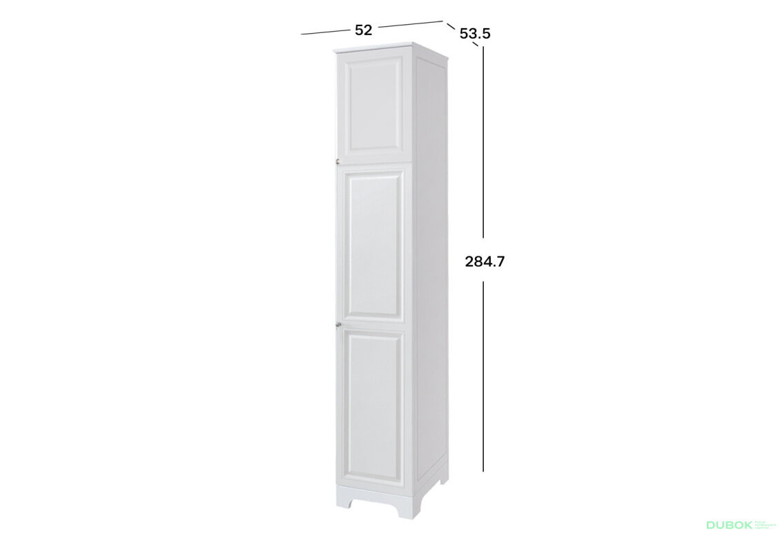 Fotografia 3 - Skrinka č. 1 / V.2 + Vysoká nástenná skriňa Madrid