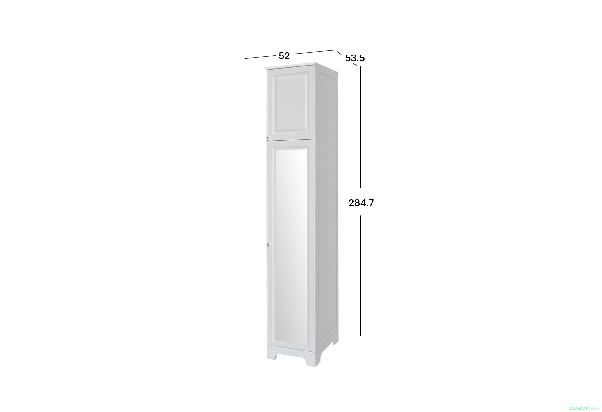 Fotografia 2 - Skrinka č. 1 / Zrkadlo V.1 + Vysoká skrinka Madrid