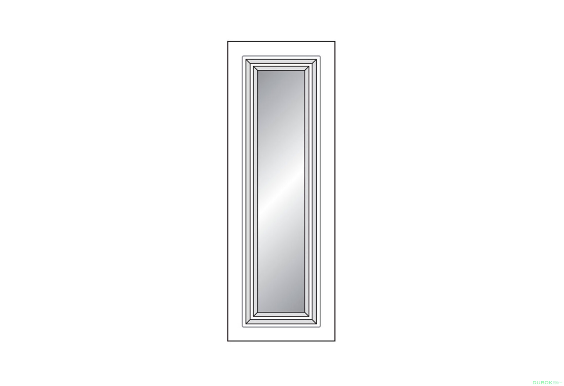 Fotografia 1 - Fasáda F-500*2150 Zrkadlo V.1 Madrid