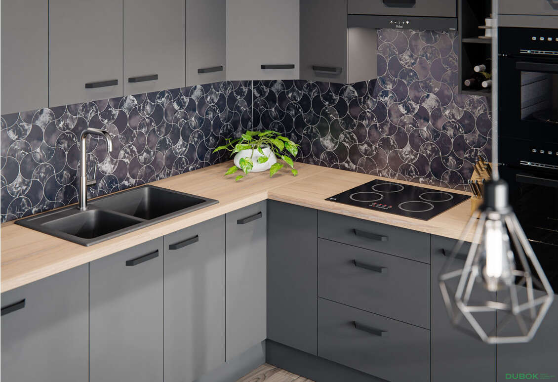 Fotografia 2 - Kuchynská zostava 2.5x2.8 m Nessa antracit