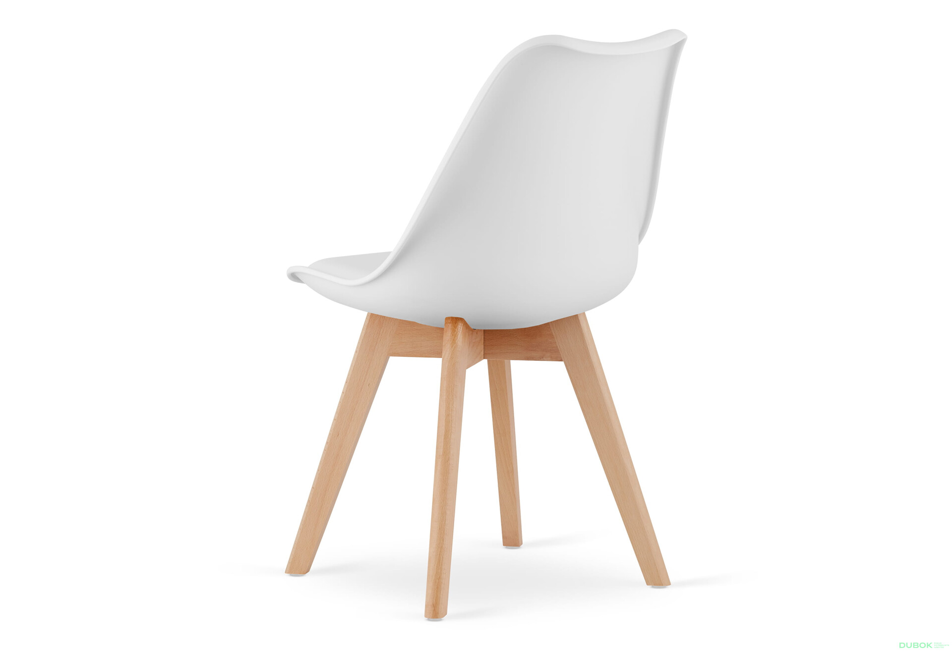 Fotografia 5 - Zestaw stół okrągły KAMI 80cm + 4 krzesła MARK białe