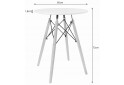 Zestaw stół okrągły TODI 60cm biały + 2 krzesła LAGO różowe - Fotografia 11 Fotografia 11 - Zestaw stół okrągły TODI 60cm biały + 2 krzesła LAGO różowe
