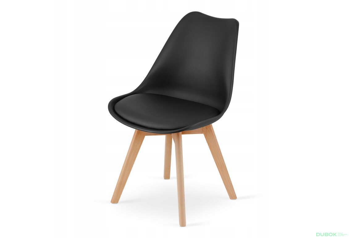 Zestaw stół prostokątny ADRIA 120x80 biały + 4 krzesła MARK czarne - Fotografia 7 Fotografia 7 - Zestaw stół prostokątny ADRIA 120x80 biały + 4 krzesła MARK czarne