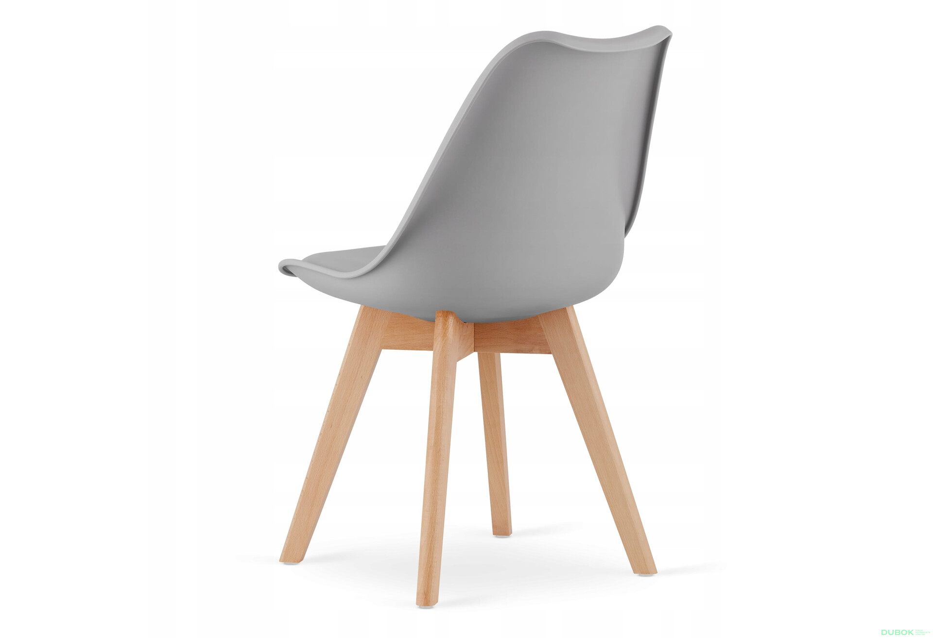 Zestaw stół prostokątny ADRIA 120x80 biały + 4 krzesła MARK szare - Fotografia 5 Fotografia 5 - Zestaw stół prostokątny ADRIA 120x80 biały + 4 krzesła MARK szare
