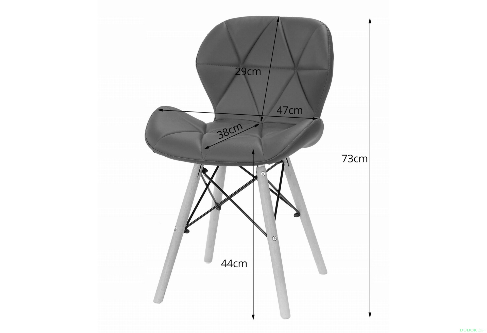 Zestaw stół prostokątny ADRIA 120x80 biały + 4 krzesła LAGO czarne - Fotografia 8 Fotografia 8 - Zestaw stół prostokątny ADRIA 120x80 biały + 4 krzesła LAGO czarne