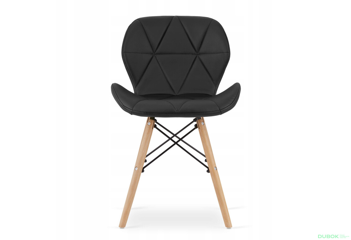 Zestaw stół prostokątny ADRIA 120x80 biały + 4 krzesła LAGO czarne - Fotografia 4 Fotografia 4 - Zestaw stół prostokątny ADRIA 120x80 biały + 4 krzesła LAGO czarne