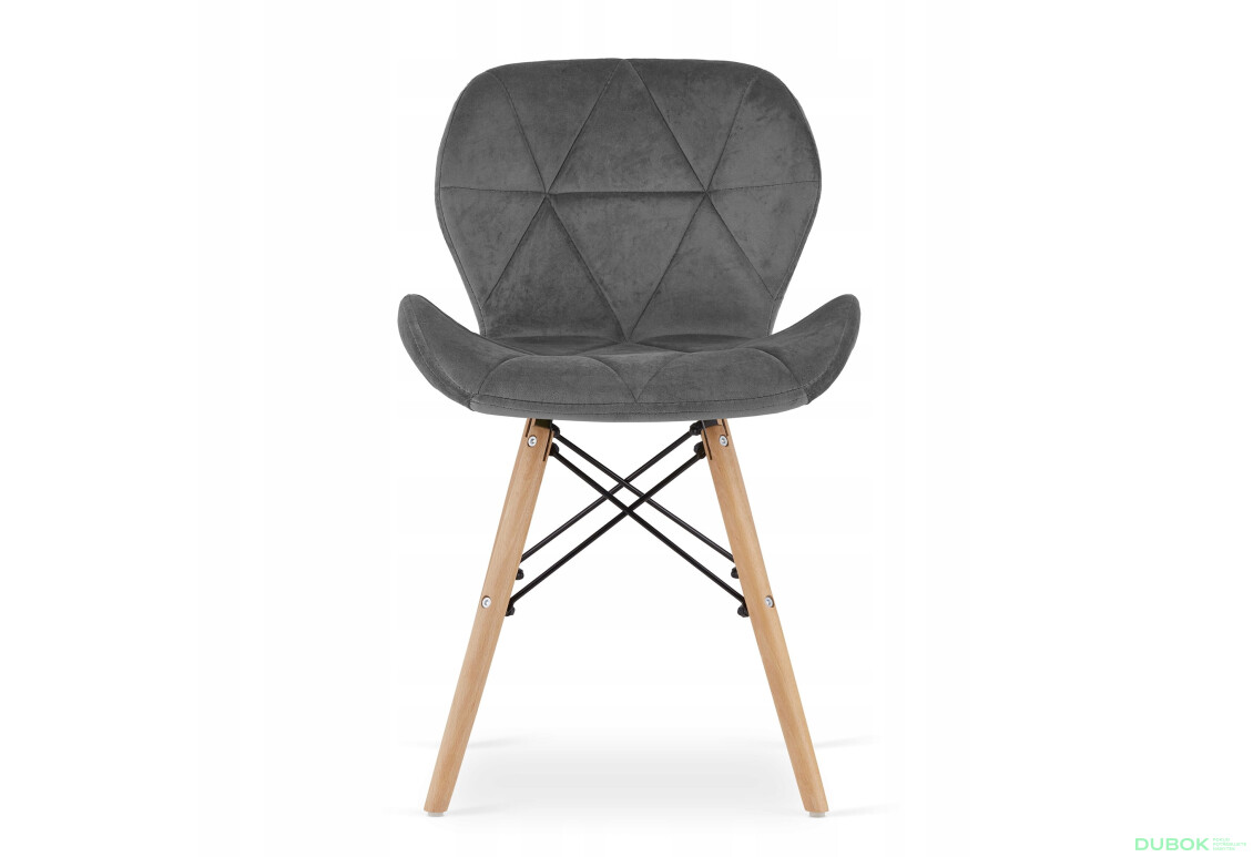Zestaw stół prostokątny ADRIA 120x80 biały + 4 krzesła LAGO szare - Fotografia 4 Fotografia 4 - Zestaw stół prostokątny ADRIA 120x80 biały + 4 krzesła LAGO szare
