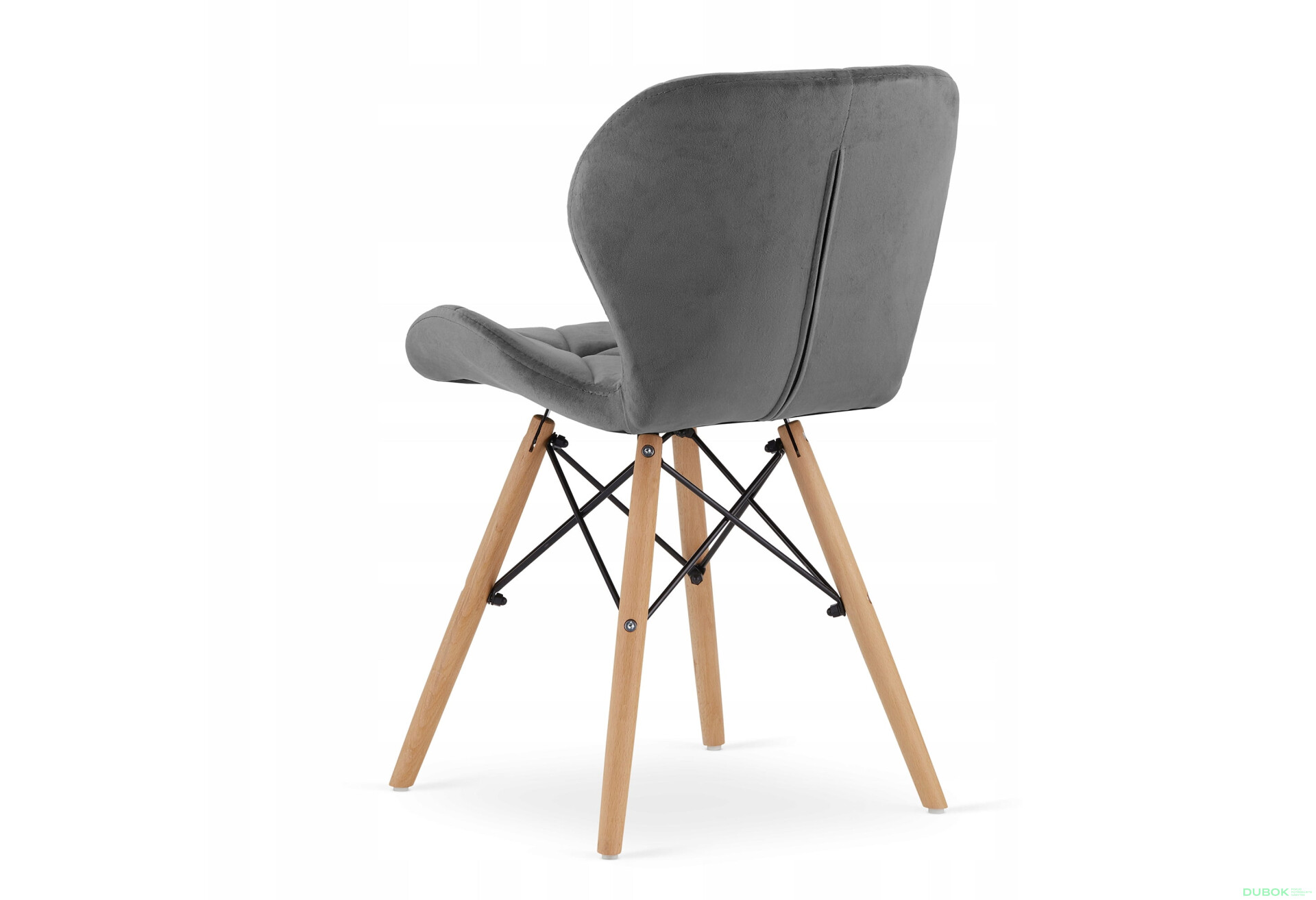 Zestaw stół prostokątny ADRIA 120x80 biały + 4 krzesła LAGO szare - Fotografia 5 Fotografia 5 - Zestaw stół prostokątny ADRIA 120x80 biały + 4 krzesła LAGO szare