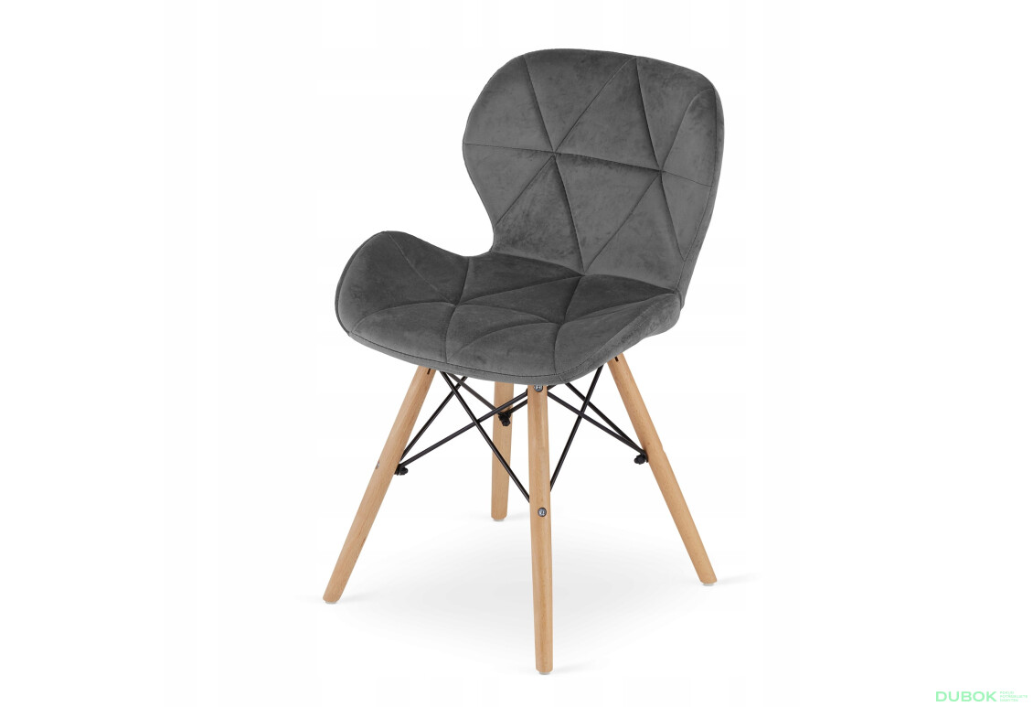 Zestaw stół prostokątny ADRIA 120x80 biały + 4 krzesła LAGO szare - Fotografia 7 Fotografia 7 - Zestaw stół prostokątny ADRIA 120x80 biały + 4 krzesła LAGO szare