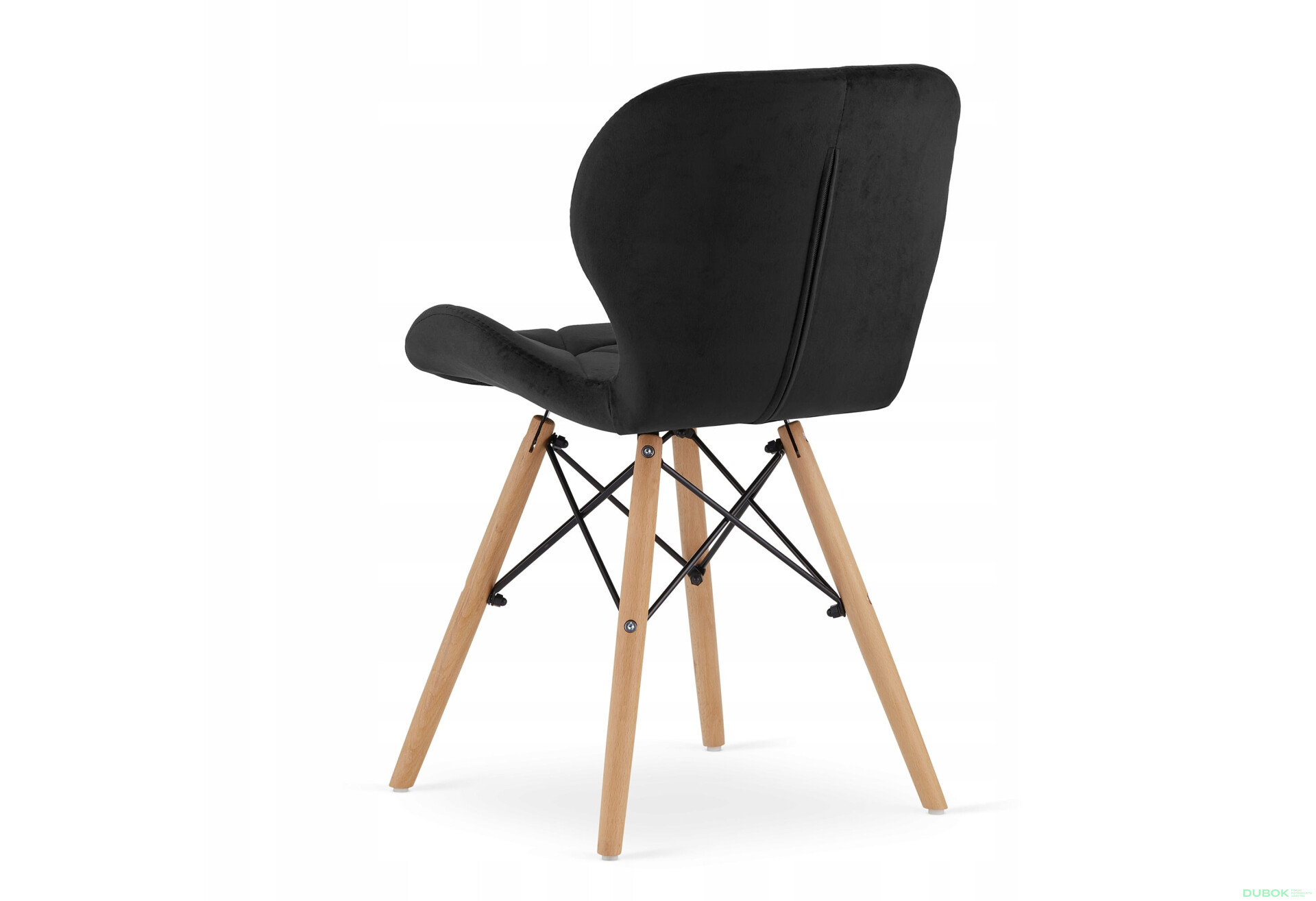 Zestaw stół prostokątny ADRIA 120x80 biały + 4 krzesła LAGO czarne - Fotografia 5 Fotografia 5 - Zestaw stół prostokątny ADRIA 120x80 biały + 4 krzesła LAGO czarne