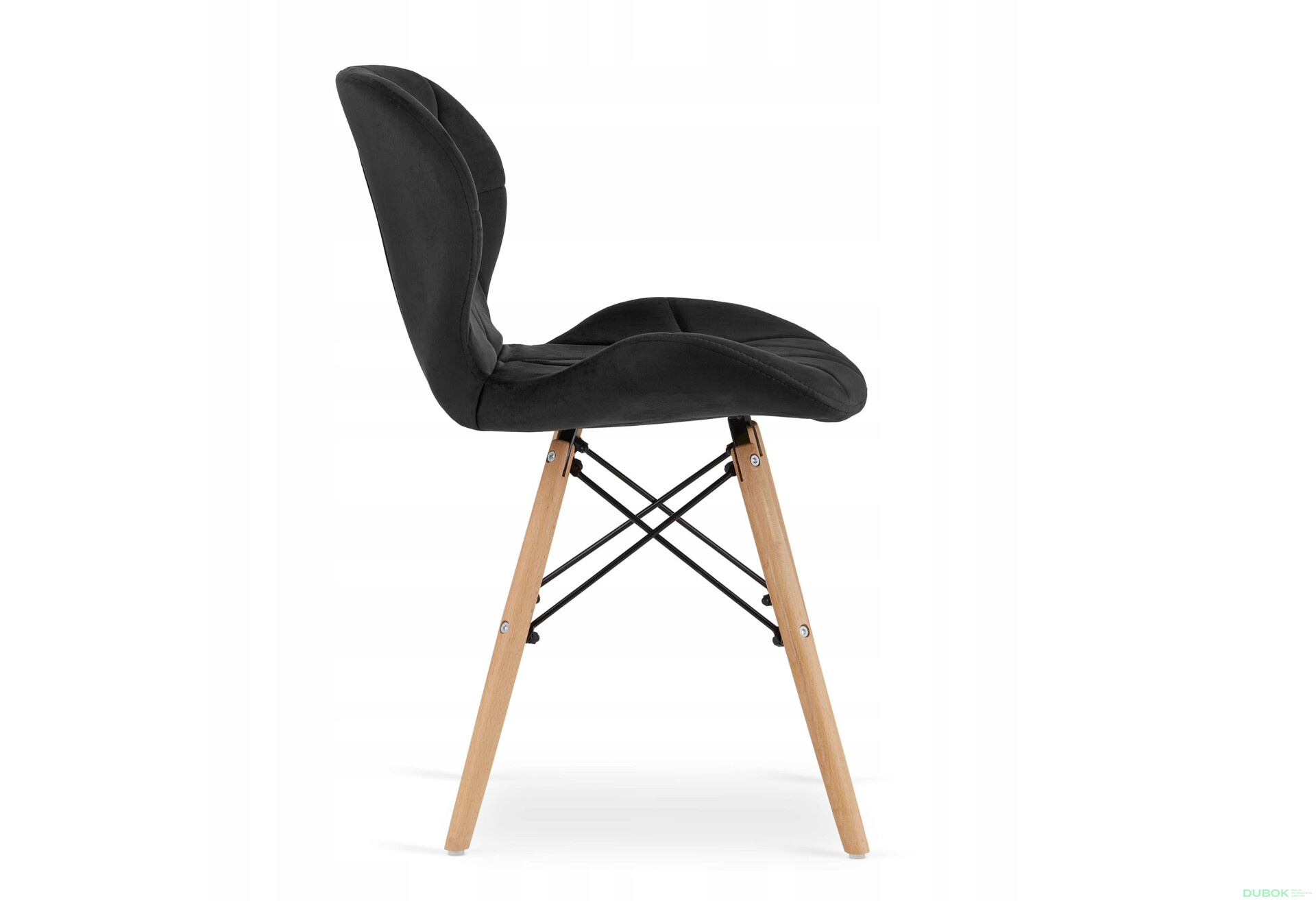 Zestaw stół prostokątny ADRIA 120x80 biały + 4 krzesła LAGO czarne - Fotografia 6 Fotografia 6 - Zestaw stół prostokątny ADRIA 120x80 biały + 4 krzesła LAGO czarne