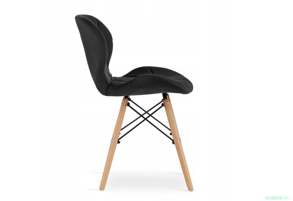 Zestaw stół prostokątny ADRIA 120x80 biały + 4 krzesła LAGO czarne - Fotografia 6 Fotografia 6 - Zestaw stół prostokątny ADRIA 120x80 biały + 4 krzesła LAGO czarne