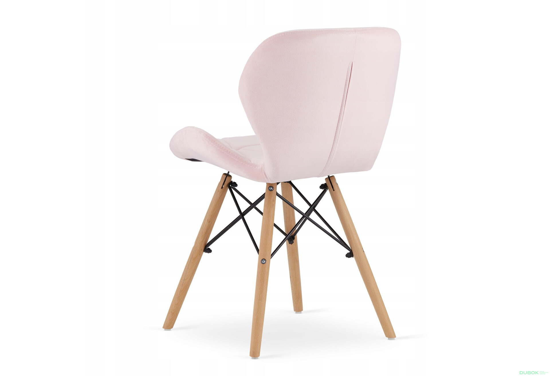 Zestaw stół prostokątny ADRIA 120x80 biały + 4 krzesła LAGO różowe - Fotografia 5 Fotografia 5 - Zestaw stół prostokątny ADRIA 120x80 biały + 4 krzesła LAGO różowe