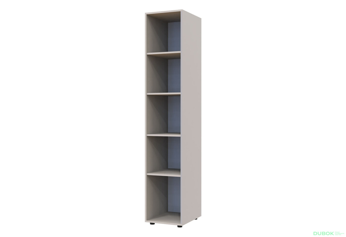 Regál otvorený Gelar 38.2x49.5x203.4 cm Kašmír