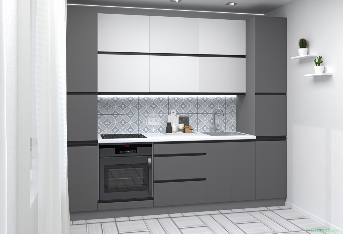 Sada 2.6 v Biela/Biela M01, n Šedá/Tmavo šedá M04, pr čierna, pl šedá RioLine Luxe / RíóLajn Lux Matný - Fotografia 3 Fotografia 3 - Sada 2.6 v Biela/Biela M01, n Šedá/Tmavo šedá M04, pr čierna, pl šedá RioLine Luxe / RíóLajn Lux Matný