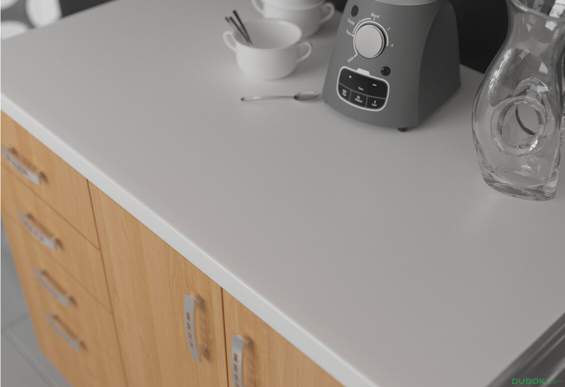 Fotografia 3 - Pracovná doska Biely 80x60x0.28 cm Storaz-Lempert