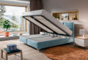 Fotografia 3 - Posteľ Logan 160x200 Cloud 70 Davis s roštom, úložným priestorom
