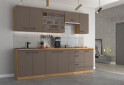 Fotografia 1 - Modulárna kuchyňa Bolonia dub artisan / truffle grey