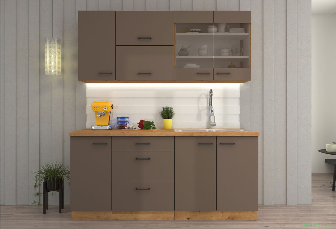 Fotografia 3 - Modulárna kuchyňa Bolonia dub artisan / truffle grey