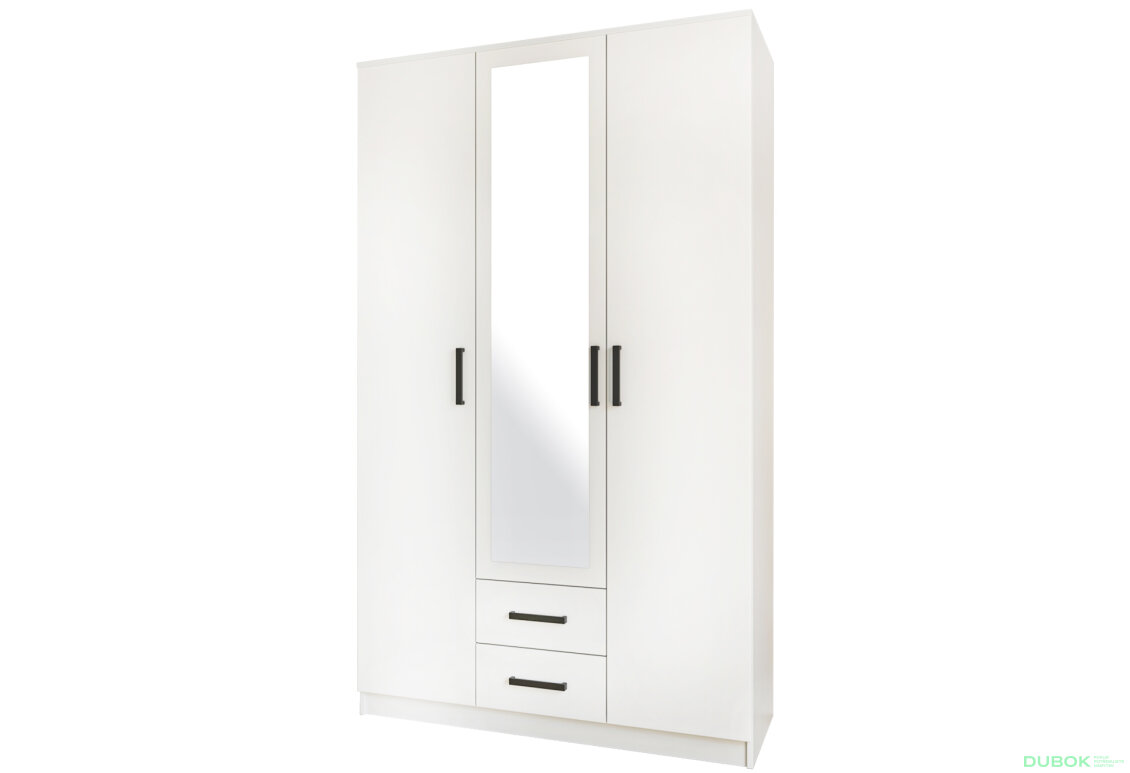 Skriňa Simple 3D+2š nymfaea alba