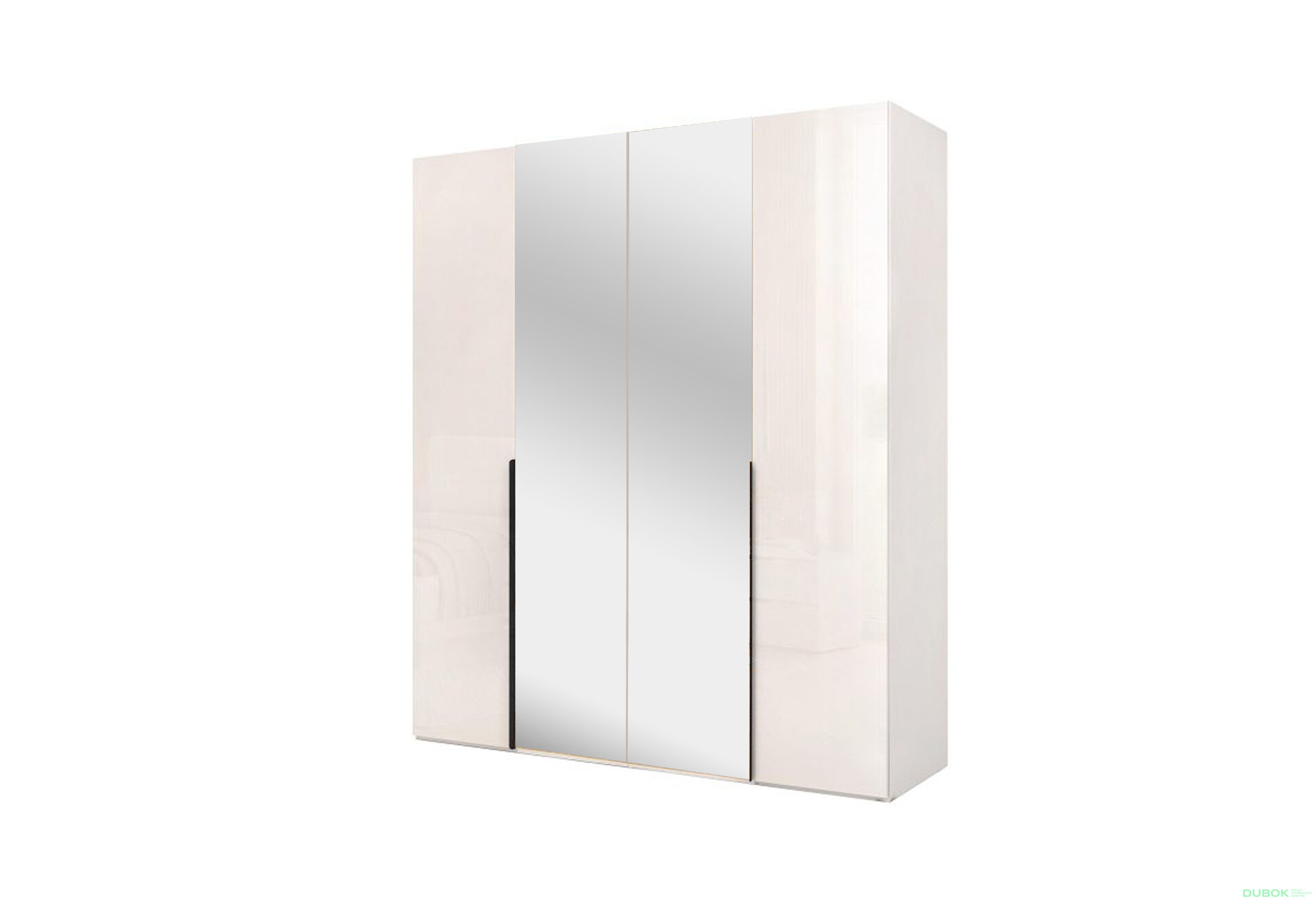 Fotografia 1 - Skriňa 4D so zrkadlom, kašmírový lesk Lori