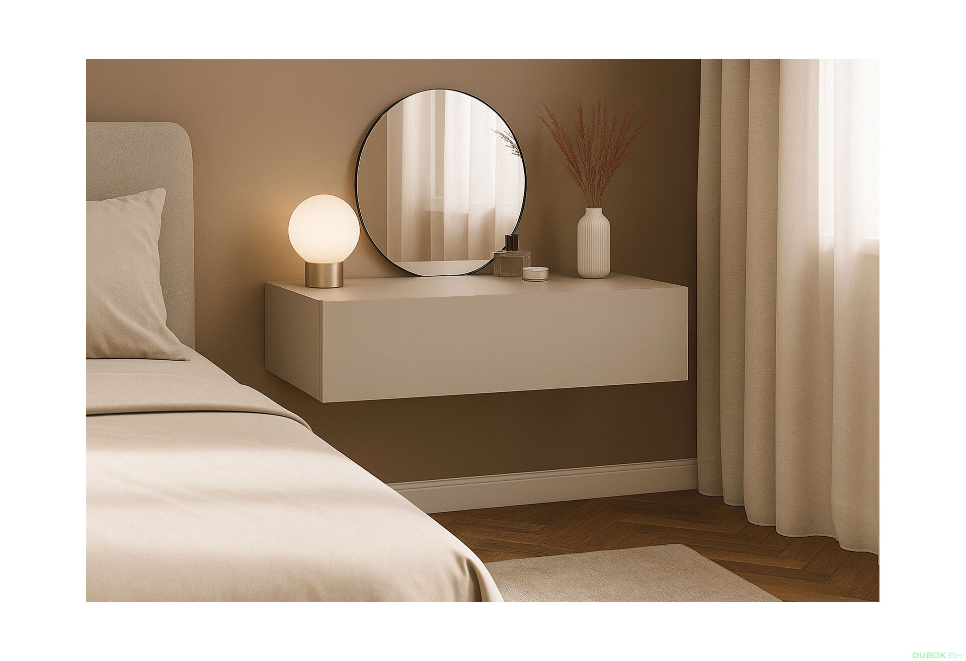 Fotografia 3 - Toaletný stolík 80 cm kašmír Space