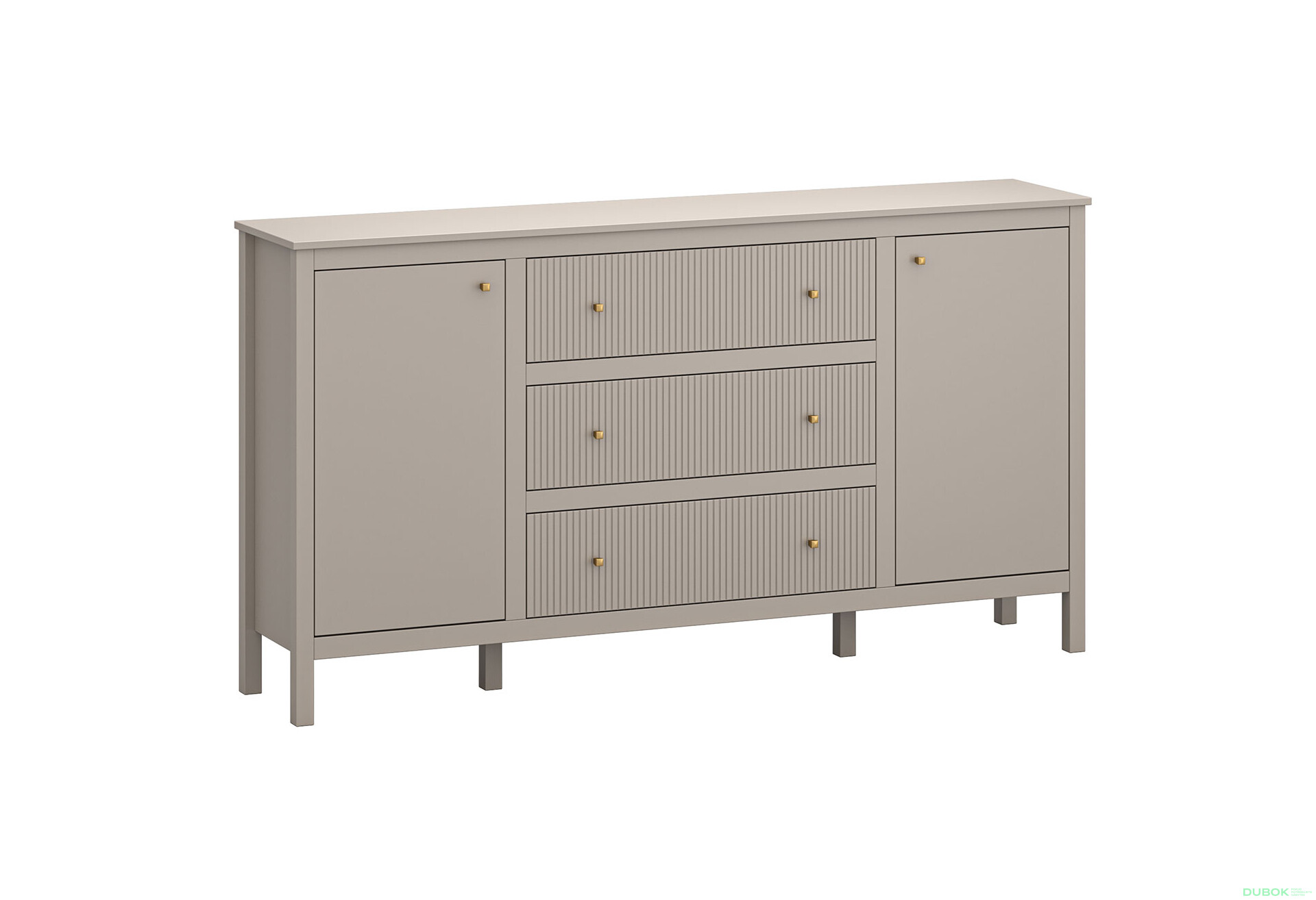 Komoda 2d3s (E) taupe Kleo - Fotografia 1 Fotografia 1 - Komoda 2d3s (E) taupe Kleo