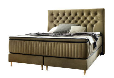 Posteľ Astoria 180x200 s roštom Matt Velvet 38 Davis, pružiny 7 zón