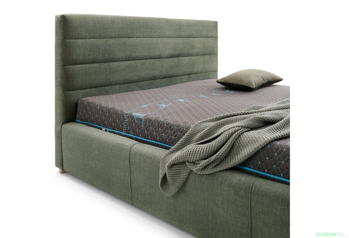 Fotografia 3 - Posteľ Sylvi 180x200 Vogue 11 SIC G4 Buk, hlavová opierka 106 cm
