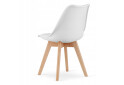 Zestaw stół prostokątny 120x80 dąb sonoma + 4 krzesła MARK białe - Fotografia 5 Fotografia 5 - Zestaw stół prostokątny 120x80 dąb sonoma + 4 krzesła MARK białe