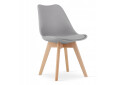 Zestaw stół prostokątny 120x80 dąb sonoma + 4 krzesła MARK szare - Fotografia 2 Fotografia 2 - Zestaw stół prostokątny 120x80 dąb sonoma + 4 krzesła MARK szare
