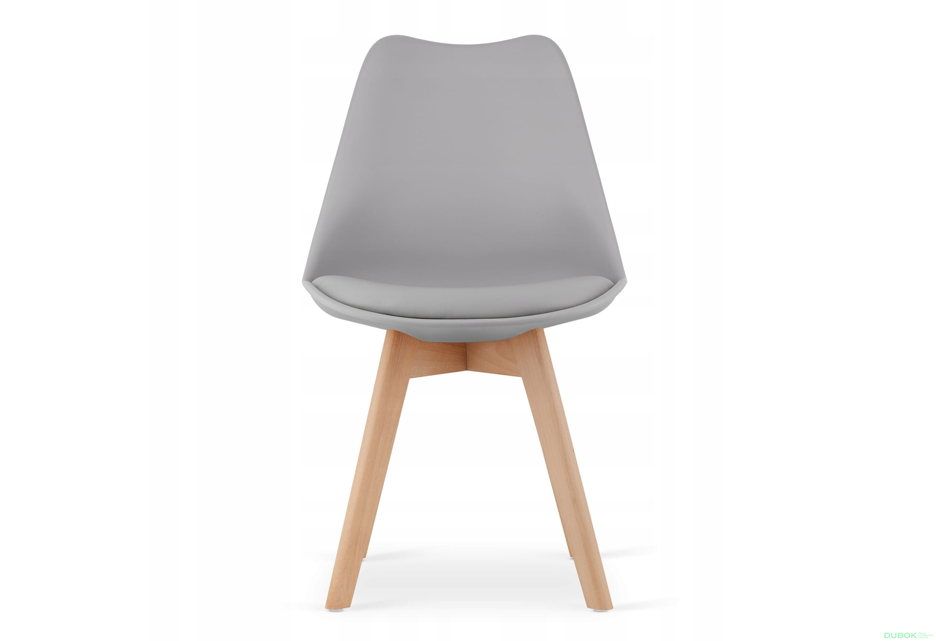 Zestaw stół prostokątny 120x80 dąb sonoma + 4 krzesła MARK szare - Fotografia 4 Fotografia 4 - Zestaw stół prostokątny 120x80 dąb sonoma + 4 krzesła MARK szare