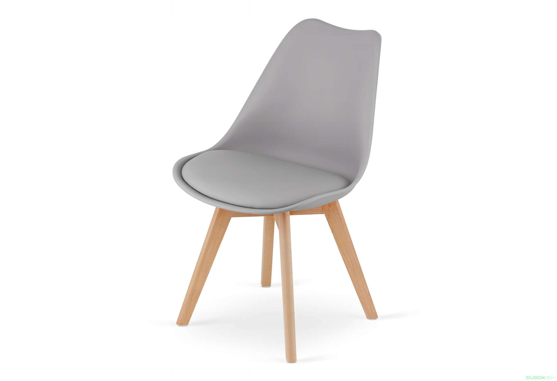 Zestaw stół prostokątny 120x80 dąb sonoma + 4 krzesła MARK szare - Fotografia 7 Fotografia 7 - Zestaw stół prostokątny 120x80 dąb sonoma + 4 krzesła MARK szare