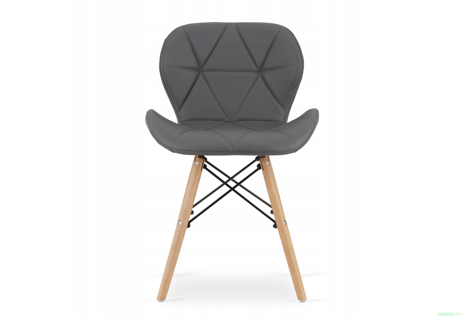Zestaw stół prostokątny ADRIA 120x80 biały + 4 krzesła LAGO szare - Fotografia 4 Fotografia 4 - Zestaw stół prostokątny ADRIA 120x80 biały + 4 krzesła LAGO szare