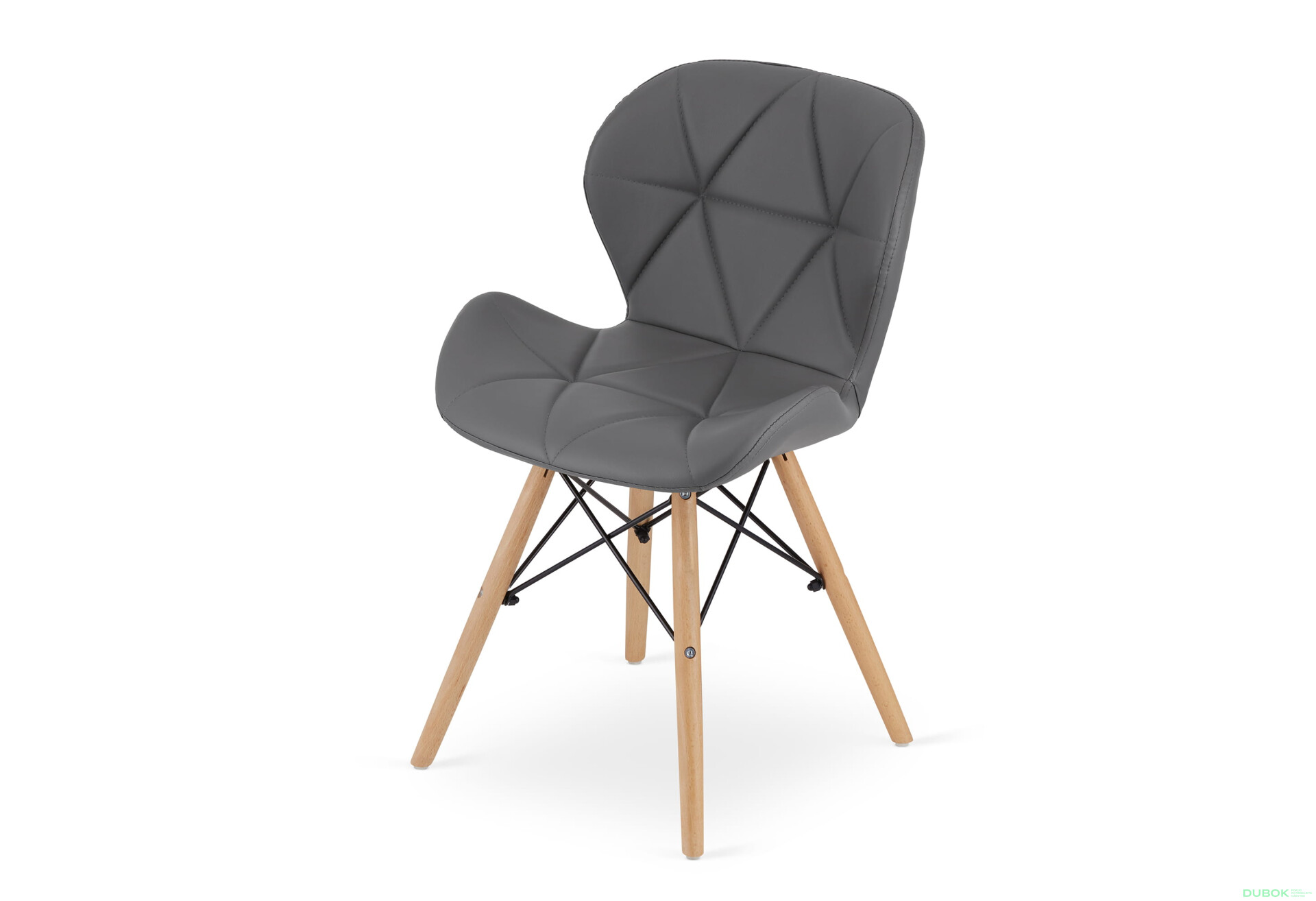 Zestaw stół prostokątny ADRIA 120x80 biały + 4 krzesła LAGO szare - Fotografia 7 Fotografia 7 - Zestaw stół prostokątny ADRIA 120x80 biały + 4 krzesła LAGO szare