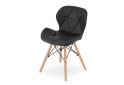 Zestaw stół prostokątny ADRIA 120x80 czarny + 4 krzesła LAGO czarne ekoskóra - Fotografia 7 Fotografia 7 - Zestaw stół prostokątny ADRIA 120x80 czarny + 4 krzesła LAGO czarne ekoskóra