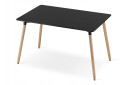 Zestaw stół prostokątny ADRIA 120x80 czarny + 4 krzesła MARK czarne - Fotografia 10 Fotografia 10 - Zestaw stół prostokątny ADRIA 120x80 czarny + 4 krzesła MARK czarne