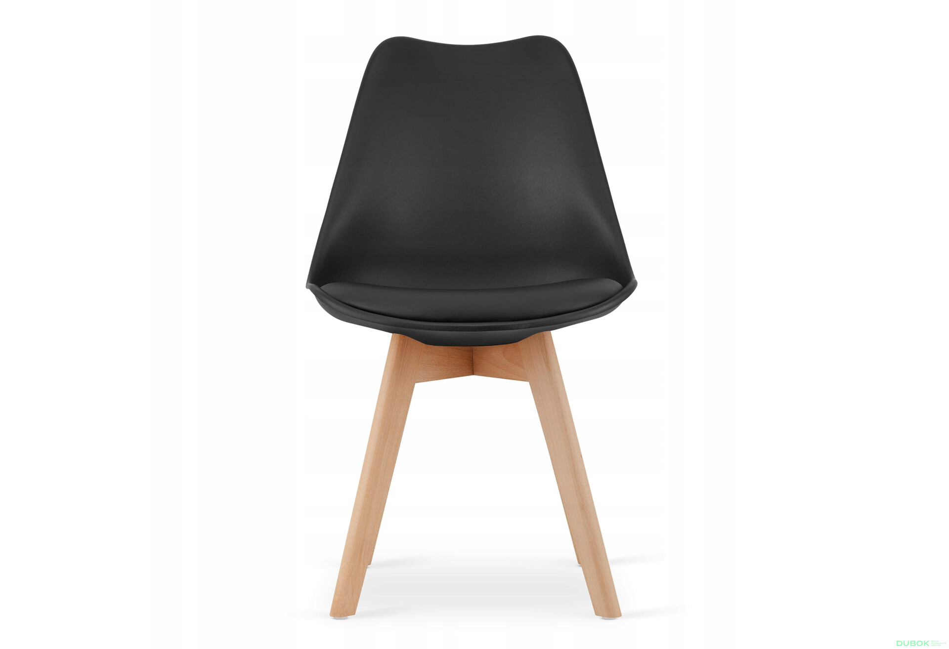 Zestaw stół prostokątny ADRIA 120x80 czarny + 4 krzesła MARK czarne - Fotografia 4 Fotografia 4 - Zestaw stół prostokątny ADRIA 120x80 czarny + 4 krzesła MARK czarne