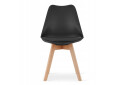 Zestaw stół prostokątny ADRIA 120x80 czarny + 4 krzesła MARK czarne - Fotografia 4 Fotografia 4 - Zestaw stół prostokątny ADRIA 120x80 czarny + 4 krzesła MARK czarne