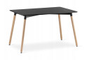 Zestaw stół prostokątny ADRIA 120x80 czarny + 4 krzesła MARK czarne - Fotografia 9 Fotografia 9 - Zestaw stół prostokątny ADRIA 120x80 czarny + 4 krzesła MARK czarne