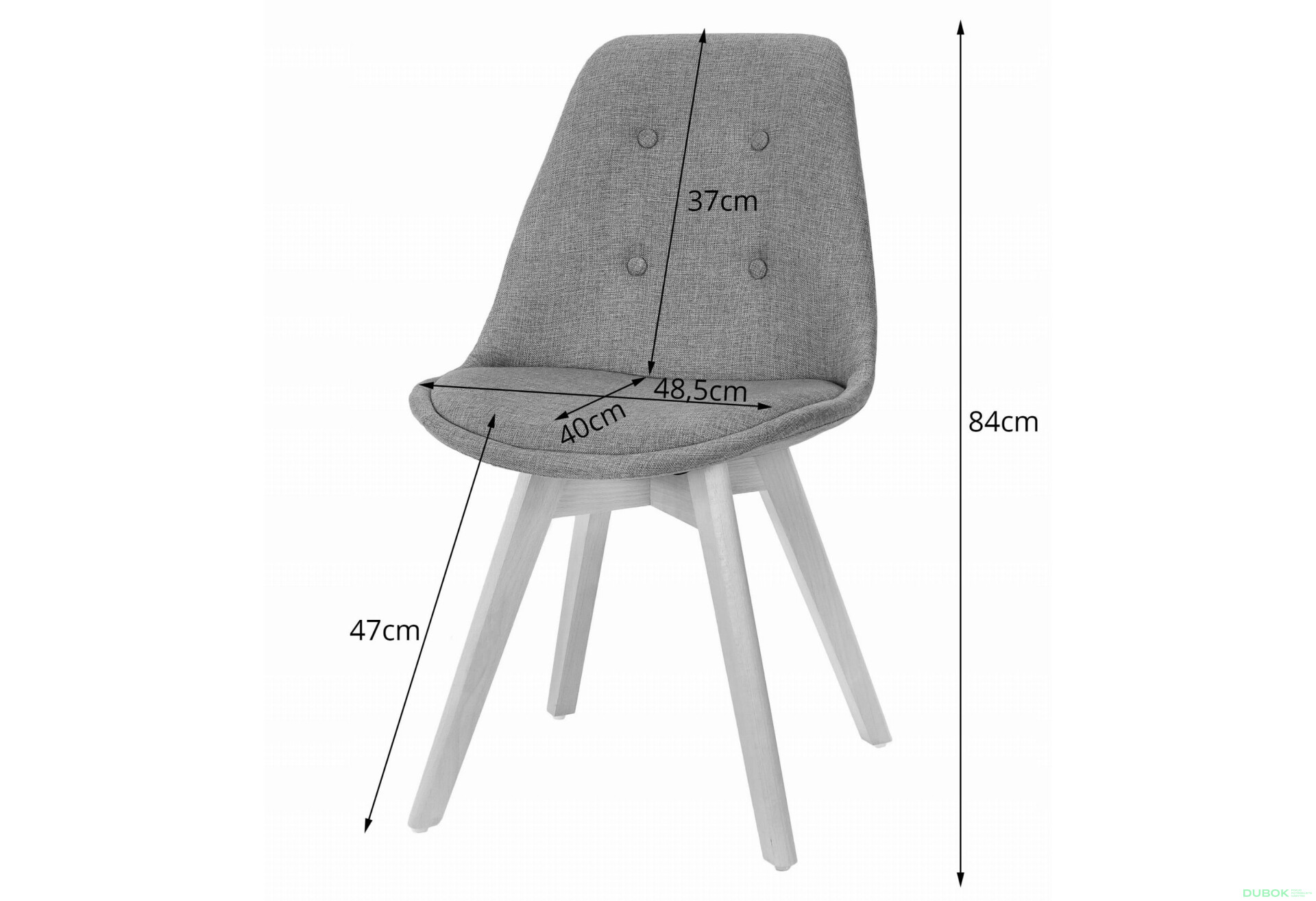 Zestaw stół prostokątny ADRIA 120x80 czarny + 4 krzesła NORI czarne - Fotografia 8 Fotografia 8 - Zestaw stół prostokątny ADRIA 120x80 czarny + 4 krzesła NORI czarne