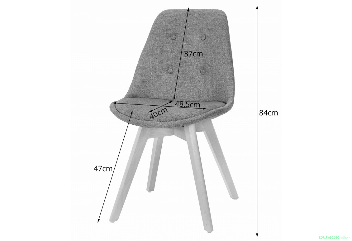 Zestaw stół prostokątny ADRIA 120x80 czarny + 4 krzesła NORI czarne - Fotografia 8 Fotografia 8 - Zestaw stół prostokątny ADRIA 120x80 czarny + 4 krzesła NORI czarne