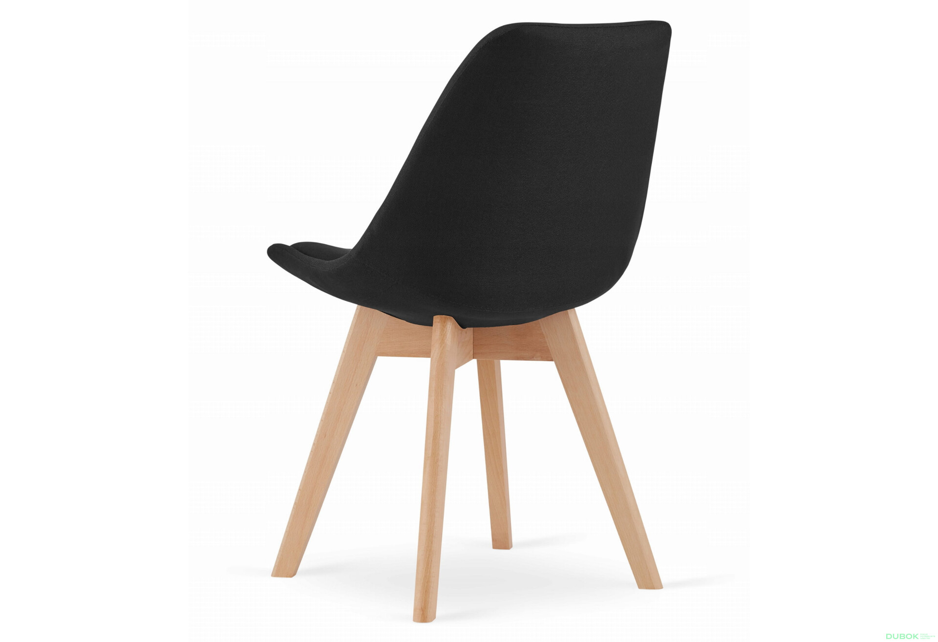 Zestaw stół prostokątny ADRIA 120x80 czarny + 4 krzesła NORI czarne - Fotografia 5 Fotografia 5 - Zestaw stół prostokątny ADRIA 120x80 czarny + 4 krzesła NORI czarne