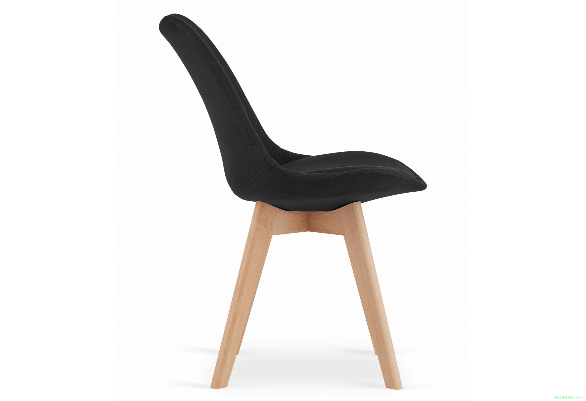 Zestaw stół prostokątny ADRIA 120x80 czarny + 4 krzesła NORI czarne - Fotografia 6 Fotografia 6 - Zestaw stół prostokątny ADRIA 120x80 czarny + 4 krzesła NORI czarne