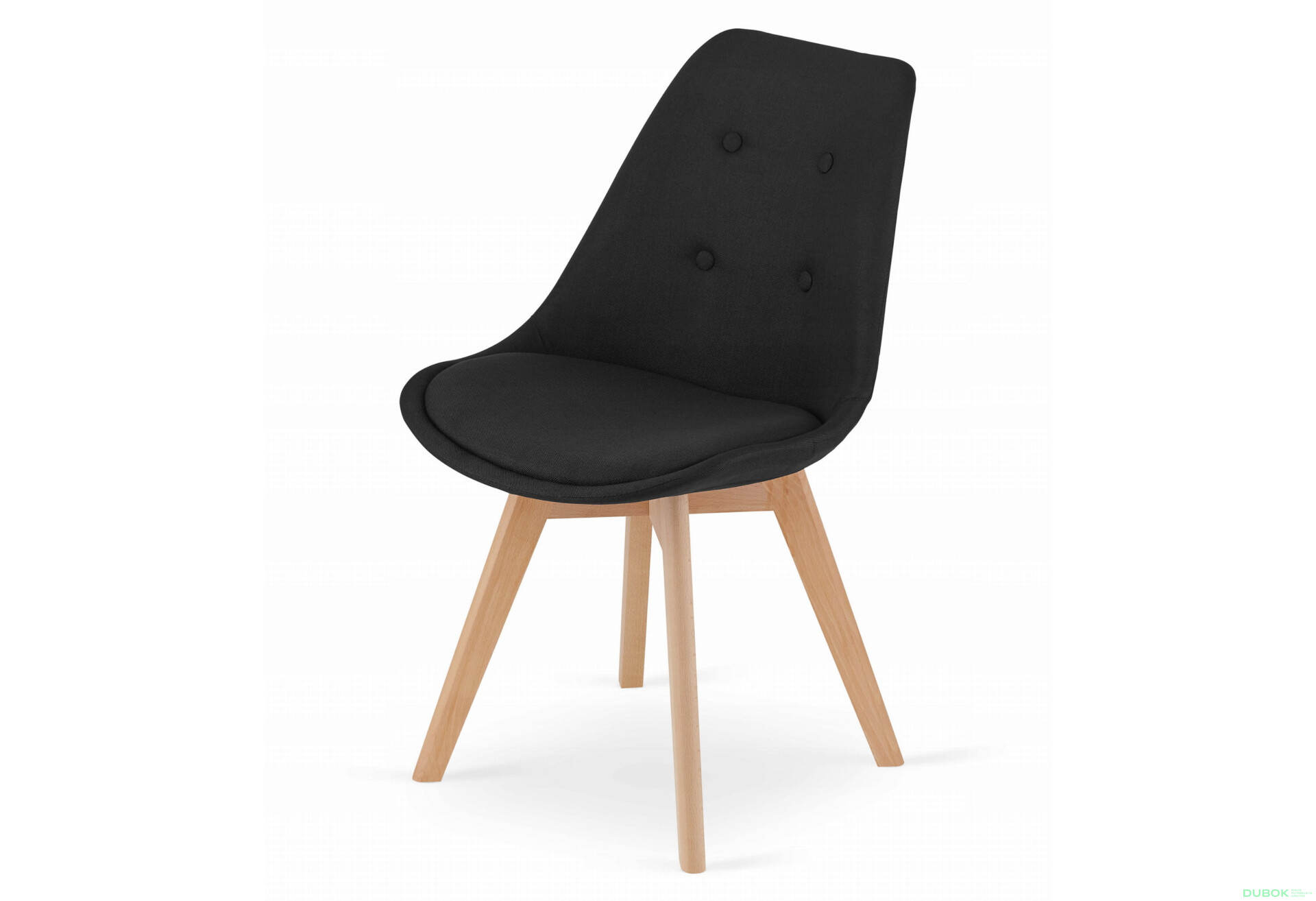 Zestaw stół prostokątny ADRIA 120x80 czarny + 4 krzesła NORI czarne - Fotografia 7 Fotografia 7 - Zestaw stół prostokątny ADRIA 120x80 czarny + 4 krzesła NORI czarne