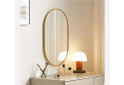 Lustro owalne 80x40cm złota rama - Fotografia 5 Fotografia 5 - Lustro owalne 80x40cm złota rama
