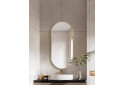 Lustro owalne 80x40cm złota rama - Fotografia 6 Fotografia 6 - Lustro owalne 80x40cm złota rama