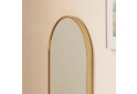 Lustro owalne 80x40cm złota rama - Fotografia 7 Fotografia 7 - Lustro owalne 80x40cm złota rama