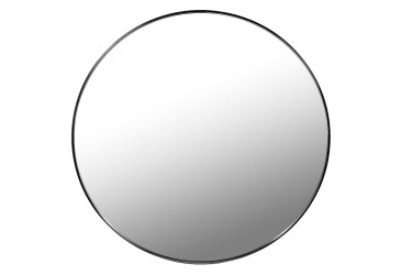 Lustro 50cm czarna rama