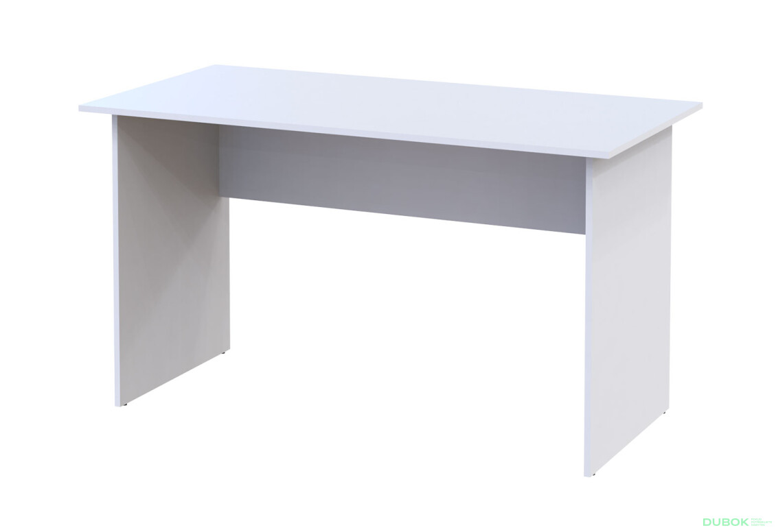 Písací stôl T1 biely 140x70x75